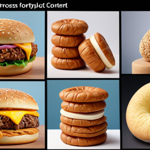**A customer-centric product development process, showcasing empathy, defining problems, ideation, prototyping, and testing, for a new food product concept.**