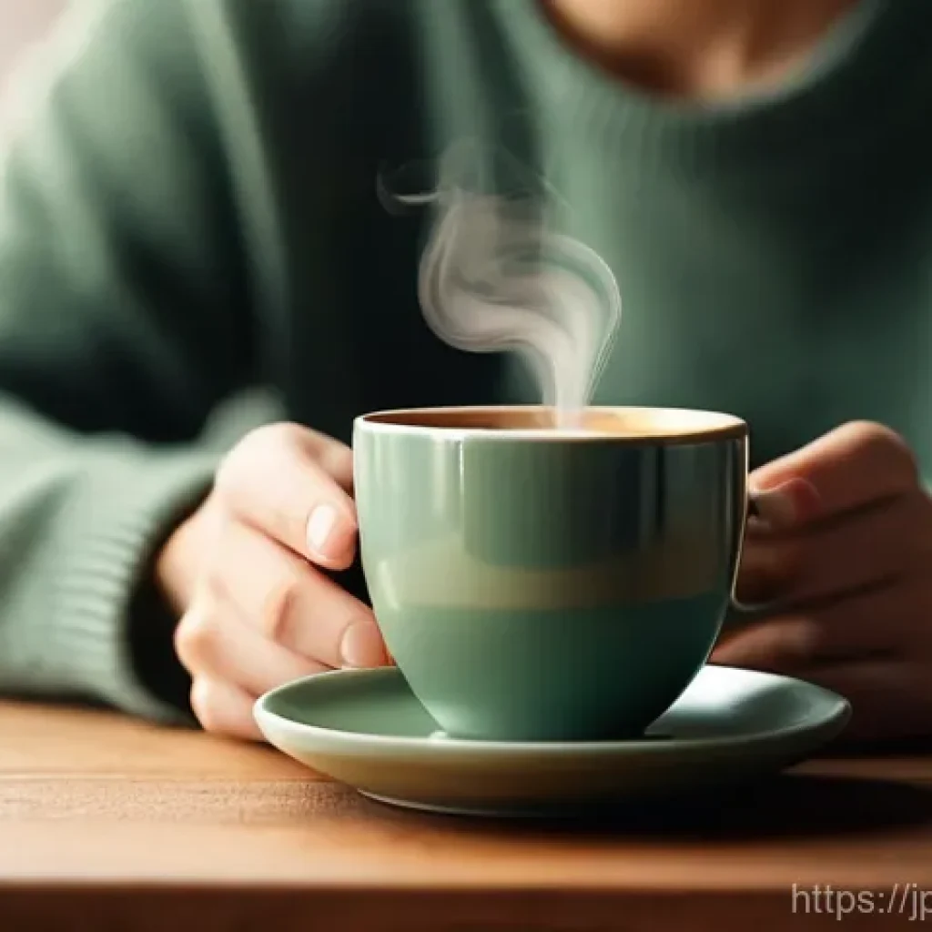 시각디자인과 트렌드에 맞춘 브랜딩 - **Prompt:** A cozy and inviting cafe interior, rendered in a soft, warm lighting style. Focus on a c...
